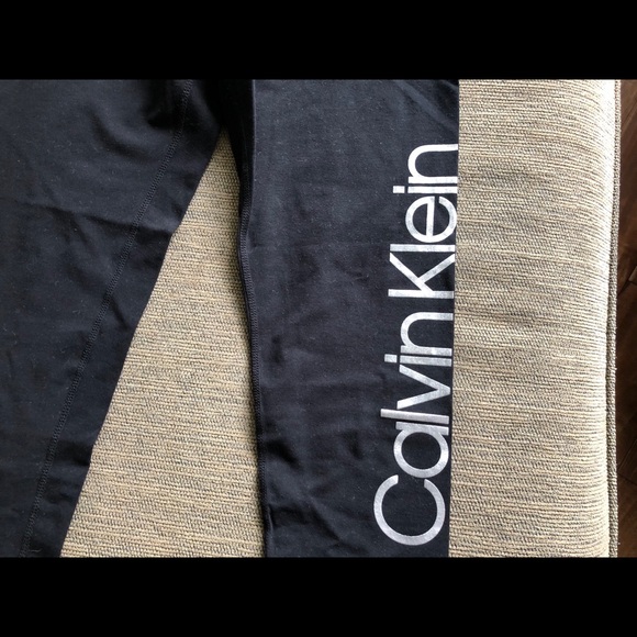 Calvin Klein Performance Stretch Leggings Pants M - Picture 3 of 8
